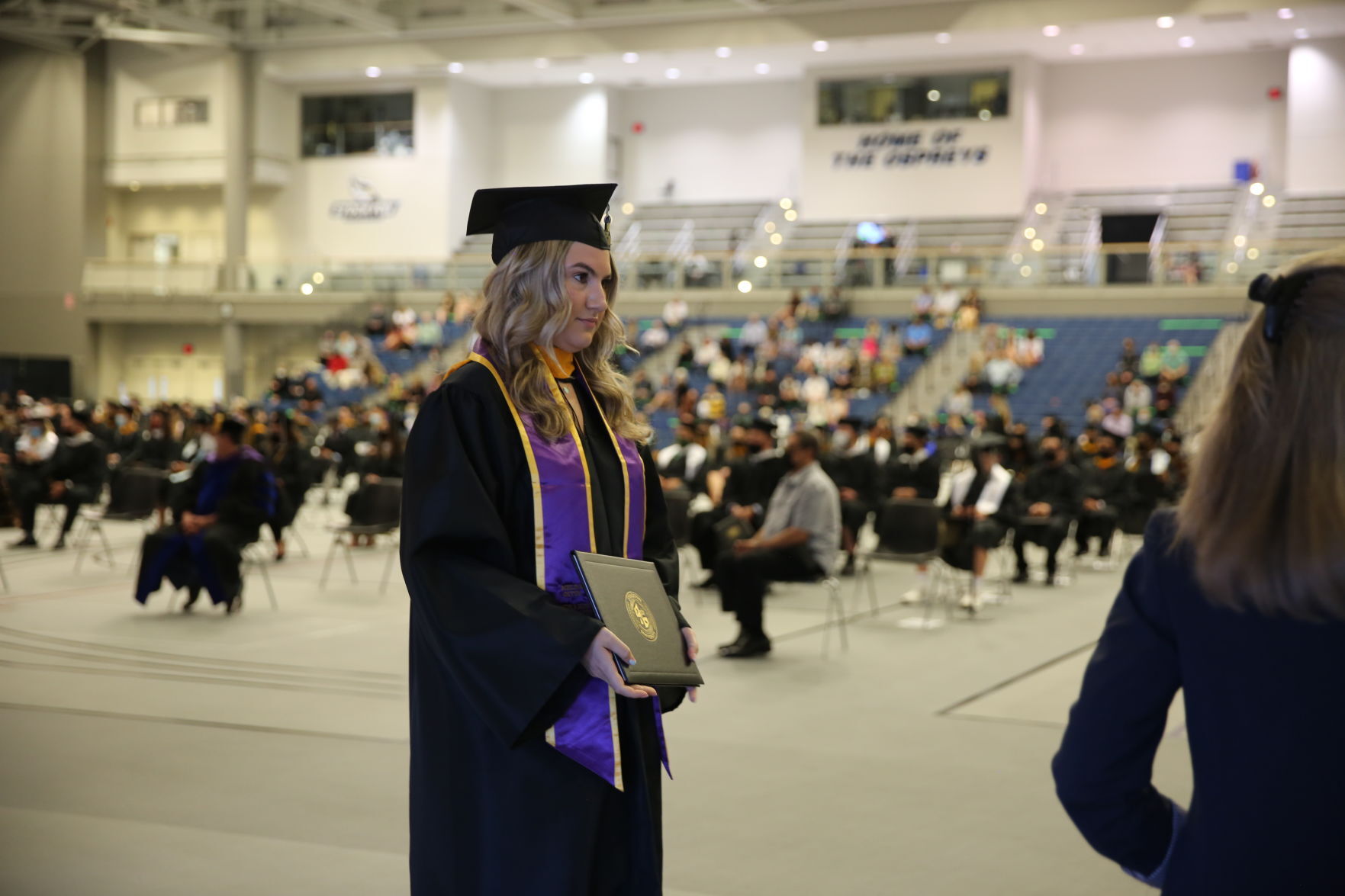 Stockton University commencement Tuesday, May 11, 2021 at the Galloway Township campus
